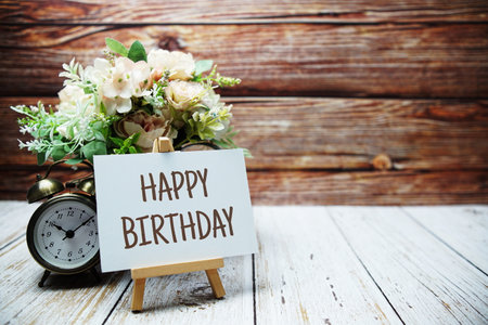 Happy Birthdayの写真素材