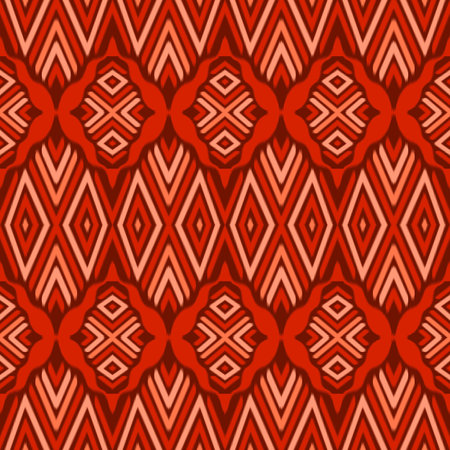 Seamless Ikat ethnic traditional pattern geometric abstract folklore ornament Tribal ethnic...