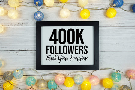 Thanks You 400000, 400K Followers