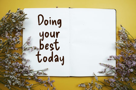 Doing Your Best Today  Inspirational and motivational quote