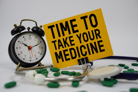 Time To Take Your Medicineの写真素材