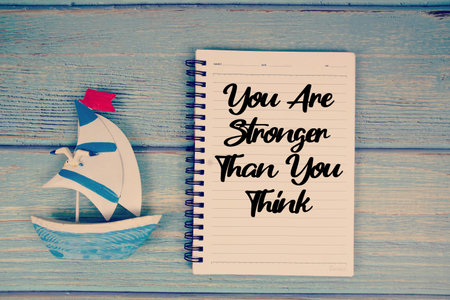You are stronger than you think Motivational And Inspirational Quotesの写真素材