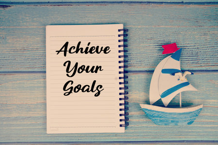 Achieve Your Goals Motivational And Inspirational Quotesの写真素材