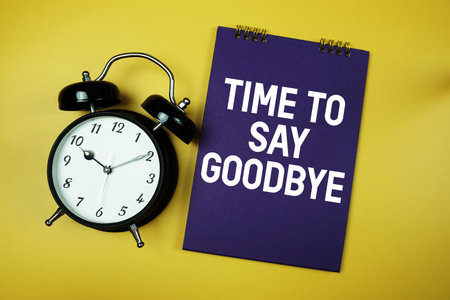 Time to say Goodbyeの写真素材