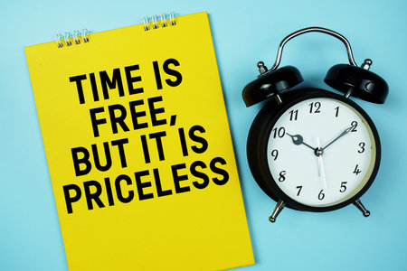 Time Is Free, But It Is Pricelessの写真素材
