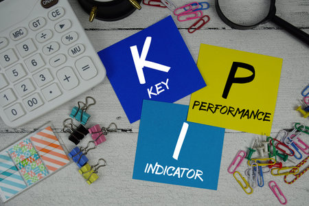 KPI Abbreviation of Key Performance Indicator text phrase of business and financial concept