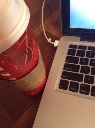 Coffee and laptop