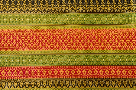 Old style Thai Silkの写真素材