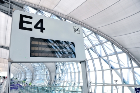 gate in airport のeditorial素材