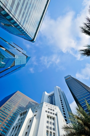corporate buildings in perspective の写真素材