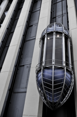 elevator glassの写真素材