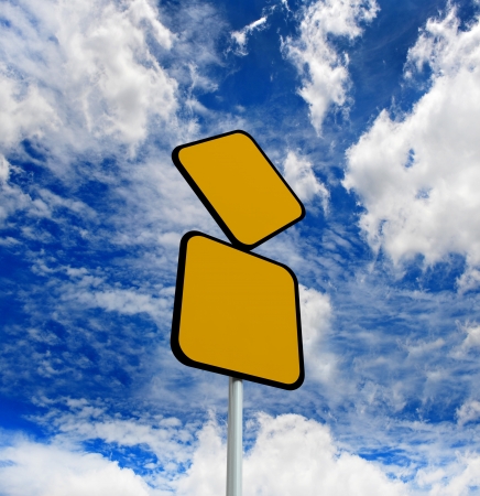 sign in the sky - 3d illustration の写真素材
