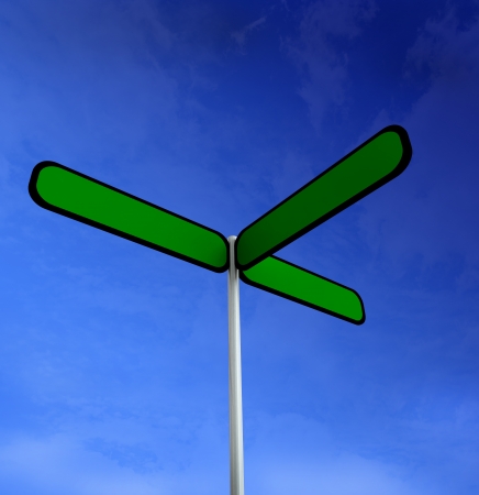 sign in the sky - 3d illustration の写真素材