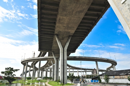 Under the bridge  Urban sceneの写真素材