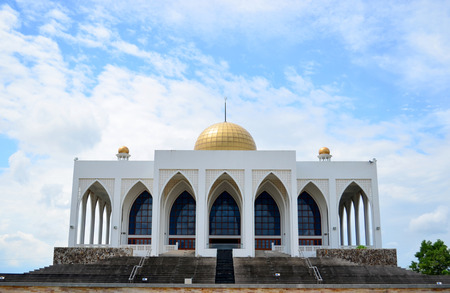 The beautiful mosque and peace in Thailandの写真素材