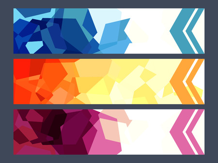 illustration of colorful triangleのイラスト素材