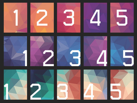 illustration of infographic optionsのイラスト素材