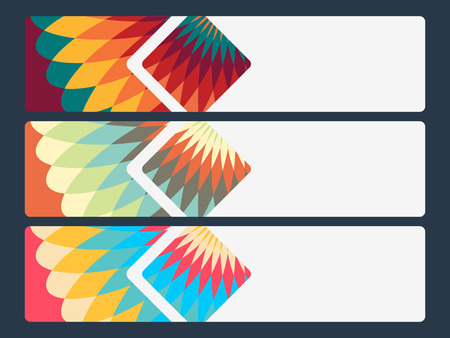 illustration of infographic options bannerのイラスト素材