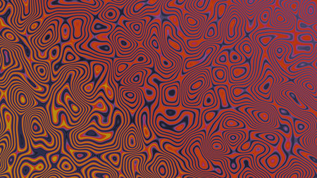 abstract background with a psychedelic pattern in red and black colors.