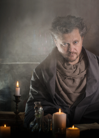 portrait of a sorcererの写真素材