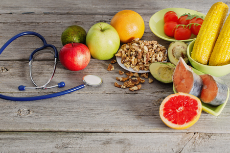 Healthy food for the heartの写真素材