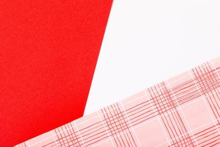 christmas red and white paper background