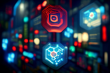 background of computer boards microchipsの素材