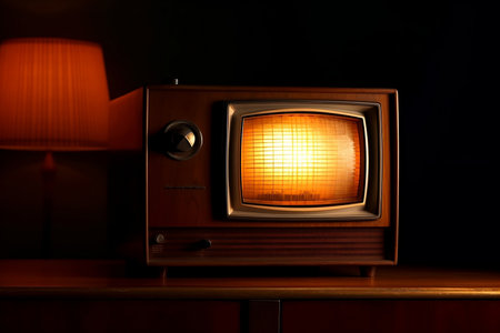 50s tv vintage interior designの素材