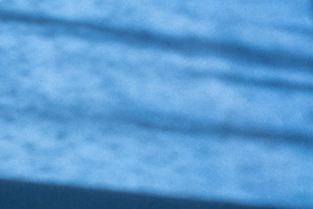blue background with sunlight and shadow