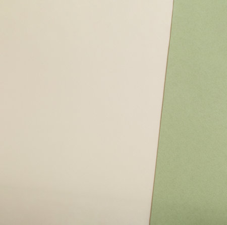beige and green sheets of paperの写真素材