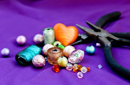 Beads making equipmentの写真素材