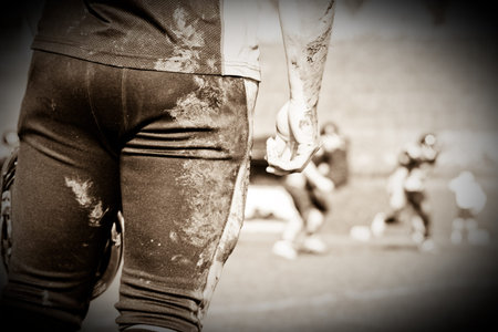 American Football Playerの写真素材