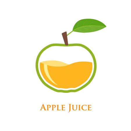 Apple juice design concept vector illustrationのイラスト素材