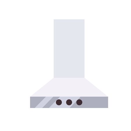 Range hood in flat style vector illustrationのイラスト素材