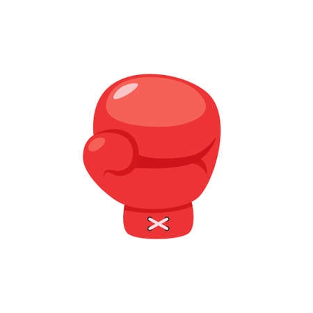 Boxing glove icon flat design vector illustrationのイラスト素材