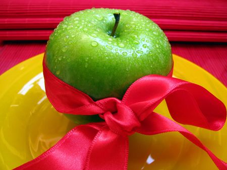 apple is giftの写真素材