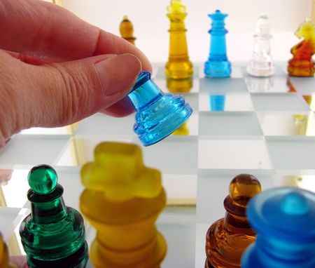 chess gameの写真素材