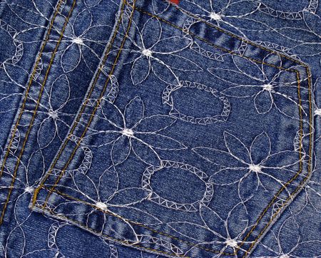 blue jeansの写真素材