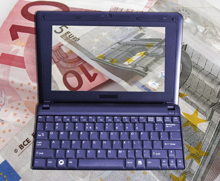 money all aroundの写真素材