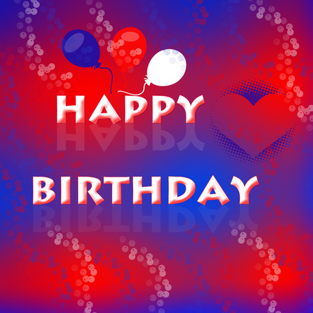 Happy birthdayのイラスト素材