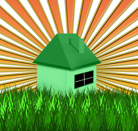 illustration of houseのイラスト素材