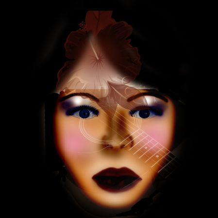 Pretty face の写真素材