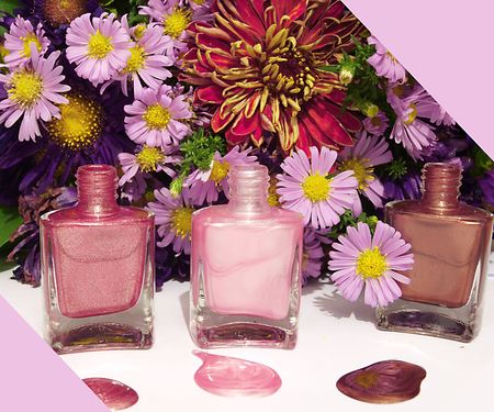 Isolated Nail Polish Spilling          の写真素材