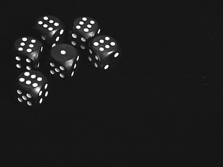 black diceの写真素材