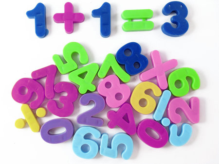 colored numbers