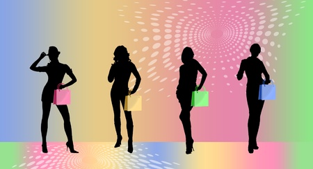 shopping attitudeの写真素材