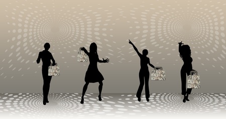 shopping attitudeの写真素材