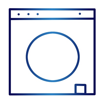 wash machine iconの写真素材