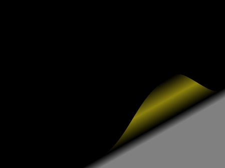 curled glossy paper corner の写真素材