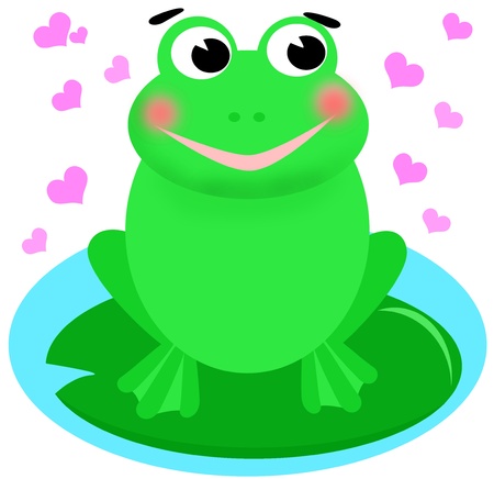 happy frog の写真素材